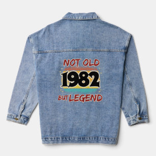 Nicht alt, aber Legende 1982 Jeansjacke