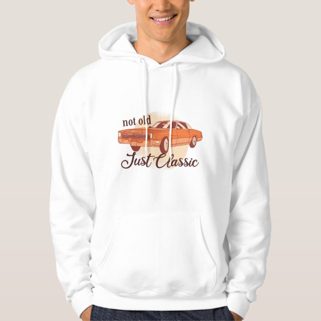 Nicht alt nur klassisch hoodie (Vorderseite)