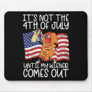 Nicht am 4. Juli, bis meine Dackel heiß ist Mousepad