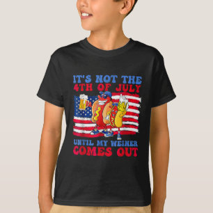 Nicht am 4. Juli, bis meine Dackel heiß ist T-Shirt