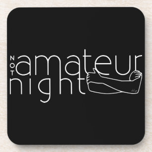 NICHT Amateurnacht Getränkeuntersetzer