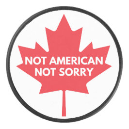 Nicht amerikanisch, kein Hockey Puck