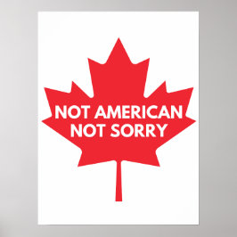 Nicht amerikanisch, kein Poster. Poster