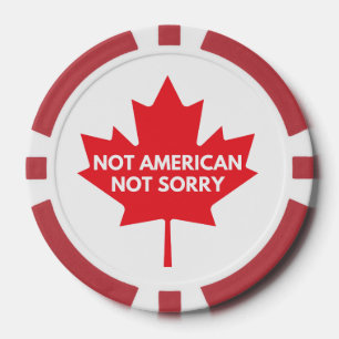 Nicht amerikanisch, keine Poker Chips. Pokerchips