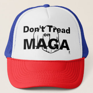 Nicht auf MAGA Truckers Hut fahren Truckerkappe
