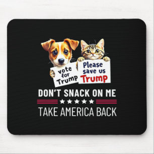 Nicht auf meine lustigen Katzen essen Mousepad