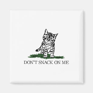 Nicht auf meiner gelben Katze essen sie Haustiere  Magnet