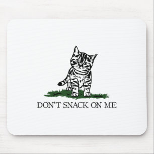Nicht auf meiner gelben Katze essen sie Haustiere Mousepad