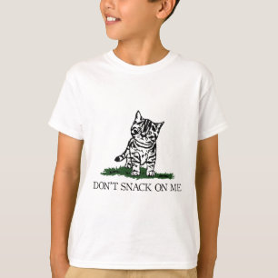 Nicht auf meiner gelben Katze essen sie Haustiere T-Shirt