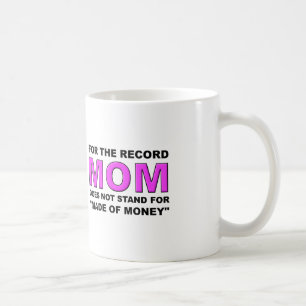 Nicht aus Money Funny Mug gemacht Kaffeetasse