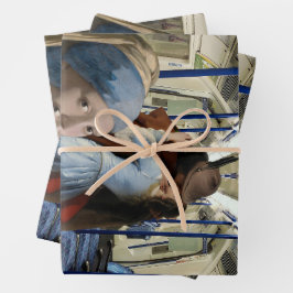 Nicht aussehen geschenkpapier set