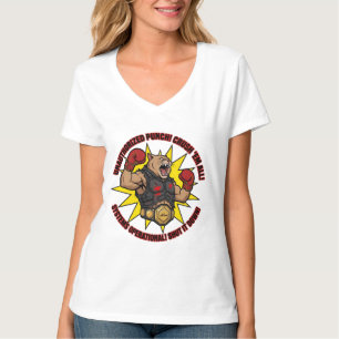 Nicht autorisierter Punch Cybernetic Fighter Cat G T-Shirt