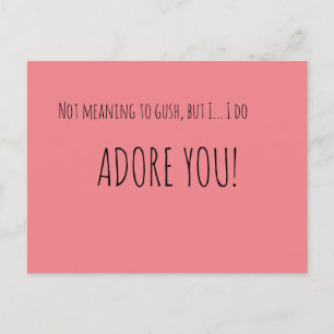 Nicht bedeuten, zu spucken postkarte