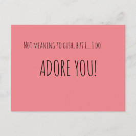 Nicht bedeuten, zu spucken postkarte