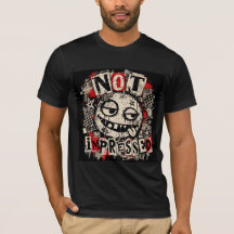 Nicht beeindrucktes 90er Grunge Grafik T-ShirtT-Sh