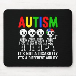 Nicht Behinderung Es ist eine andere Fähigkeit Aut Mousepad
