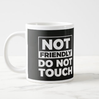 Nicht berühren Jumbo-Tasse