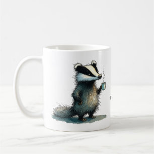 Nicht. Berühren. Whimsical Dachs Kaffeetasse