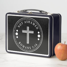 Nicht beschämt durch das Evangelium Christlich Ver Metall Brotdose