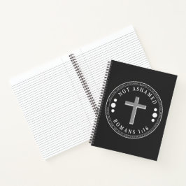 Nicht beschämt durch den Gospel Christlich Verse T Notizbuch