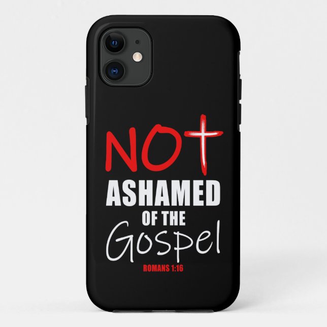 Nicht beschämt Evangelium Jesus Christus Römer 1:1 Case-Mate iPhone Hülle (Rückseite)