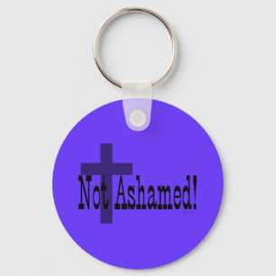 Nicht beschämt! Römer-1:16 (mit Kreuz) Schlüsselanhänger