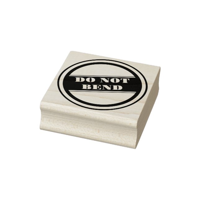 NICHT BIEGEN GUMMISTEMPEL (Stempel)