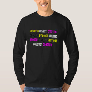 nicht binär in Binärfarben T-Shirt