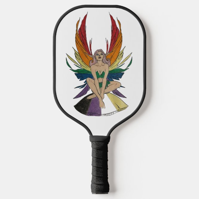 Nicht-binäre Fee Pickleball Schläger (Vorderseite)