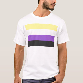Nicht binäre Flagge T-Shirt