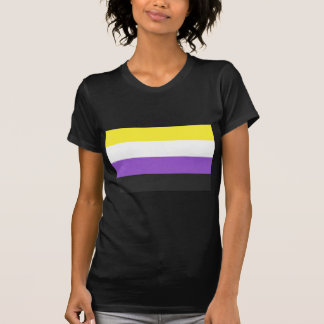 Nicht binäre Flagge T-Shirt