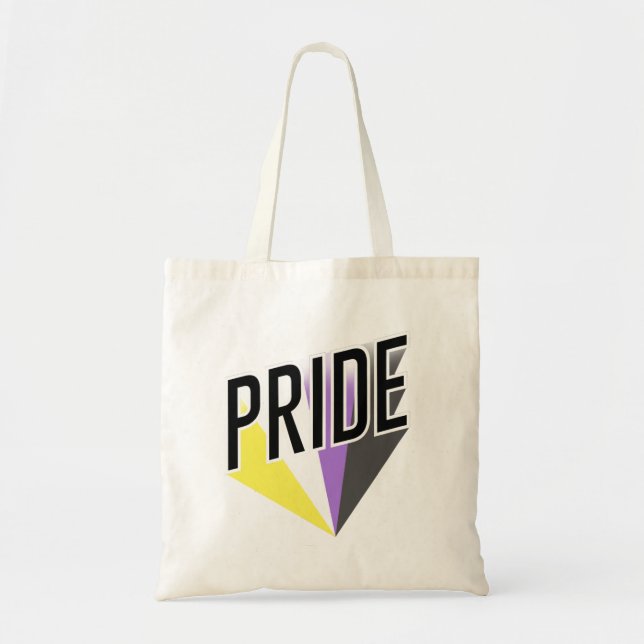 Nicht binäre Pride Tragetasche (Vorne)