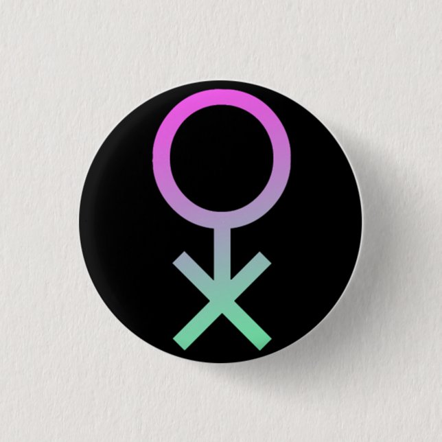 Nicht binärer Knopf Button (Vorderseite)