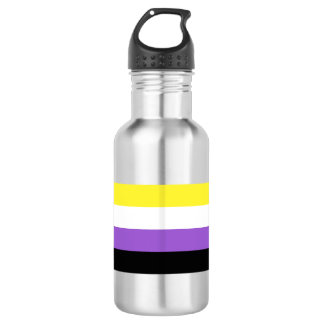 Nicht binärer Stolz Edelstahlflasche