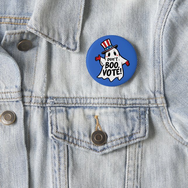 Nicht Boo, abstimmen! Fun Political Halloween Mash Button (Beispiel)