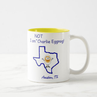 Nicht Charlie-Eierpunsch-Tasse Zweifarbige Tasse