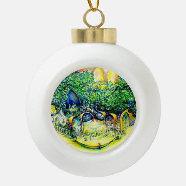 Nicht das erste Mal beim letzten Mal Keramik Kugel-Ornament (Vorderseite)