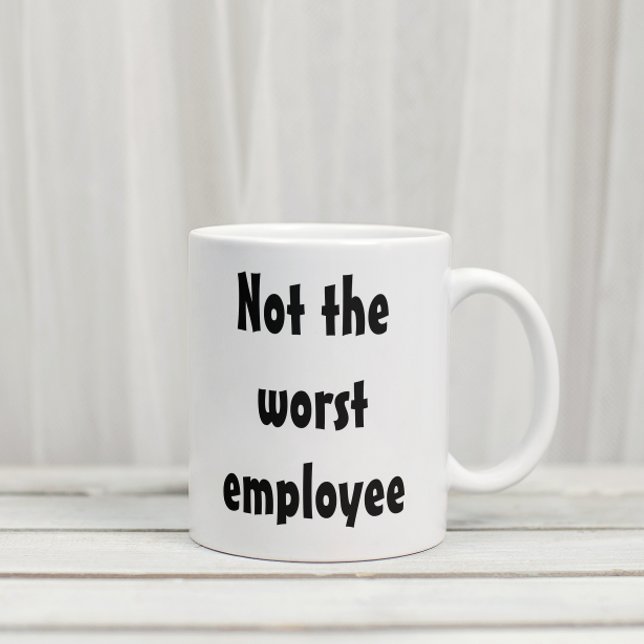 Nicht das schlechteste Angestellte-Funny-Geschenkb Kaffeetasse (Von Creator hochgeladen)