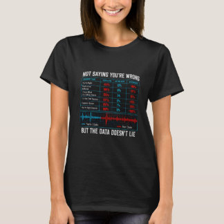 Nicht dass du falsch liegst, aber die Daten lügen T-Shirt