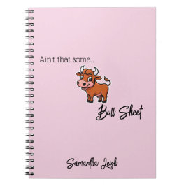 Nicht, dass etwas Bull Sheet Tan Snarky Funny Zita Notizblock