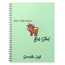 Nicht, dass etwas Bull Sheet Tan Snarky Funny Zita Notizblock