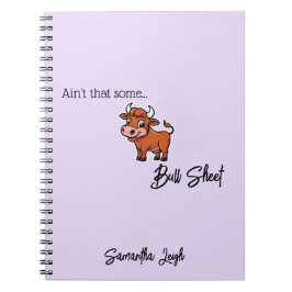 Nicht, dass etwas Bull Sheet Tan Snarky Funny Zita Notizblock
