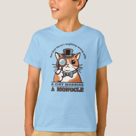 Nicht, dass irgendetwas falsch ist, wenn eine Katz T-Shirt
