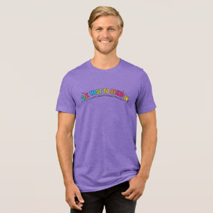 Nicht dazu gemacht, sich anzupassen Tri-Blend shirt