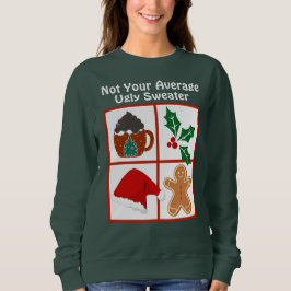 "Nicht dein Durchschnitt" Uganda Weihnachtssüßer Sweatshirt