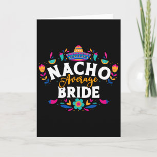 Nicht deine durchschnittliche Braut Cinco De Mayo Karte