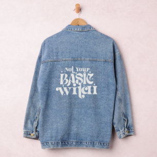 Nicht deine grundlegende Hexenmagie Jeansjacke