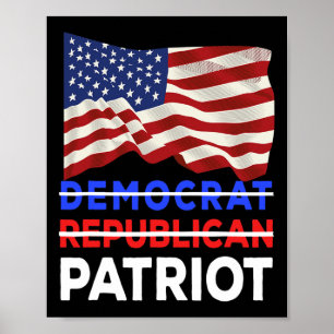 Nicht Demokrat Nicht Republikaner Nicht ein Rino - Poster