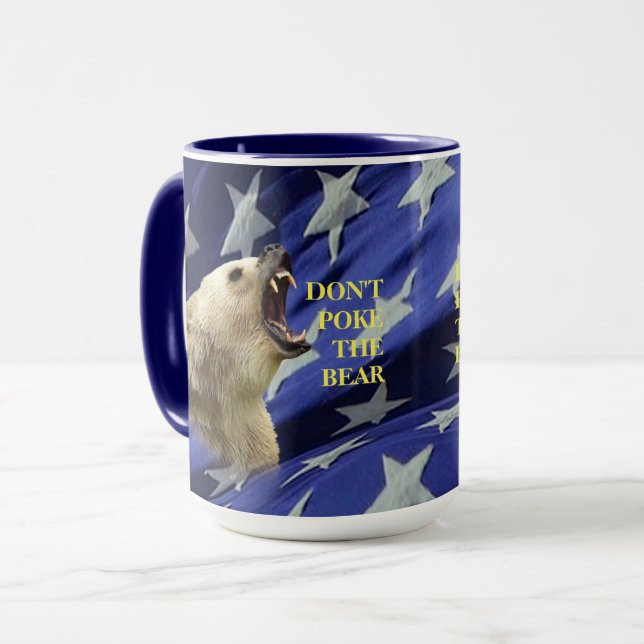 Nicht den Bär schütteln Tasse (Vorderseite Links)