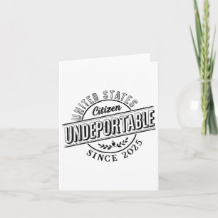 Nicht deportables Shirt 2025 Neue Unionsbürgerscha Karte